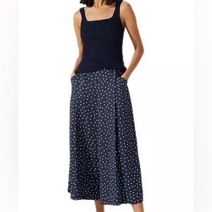 Jigsaw polka dot culottes